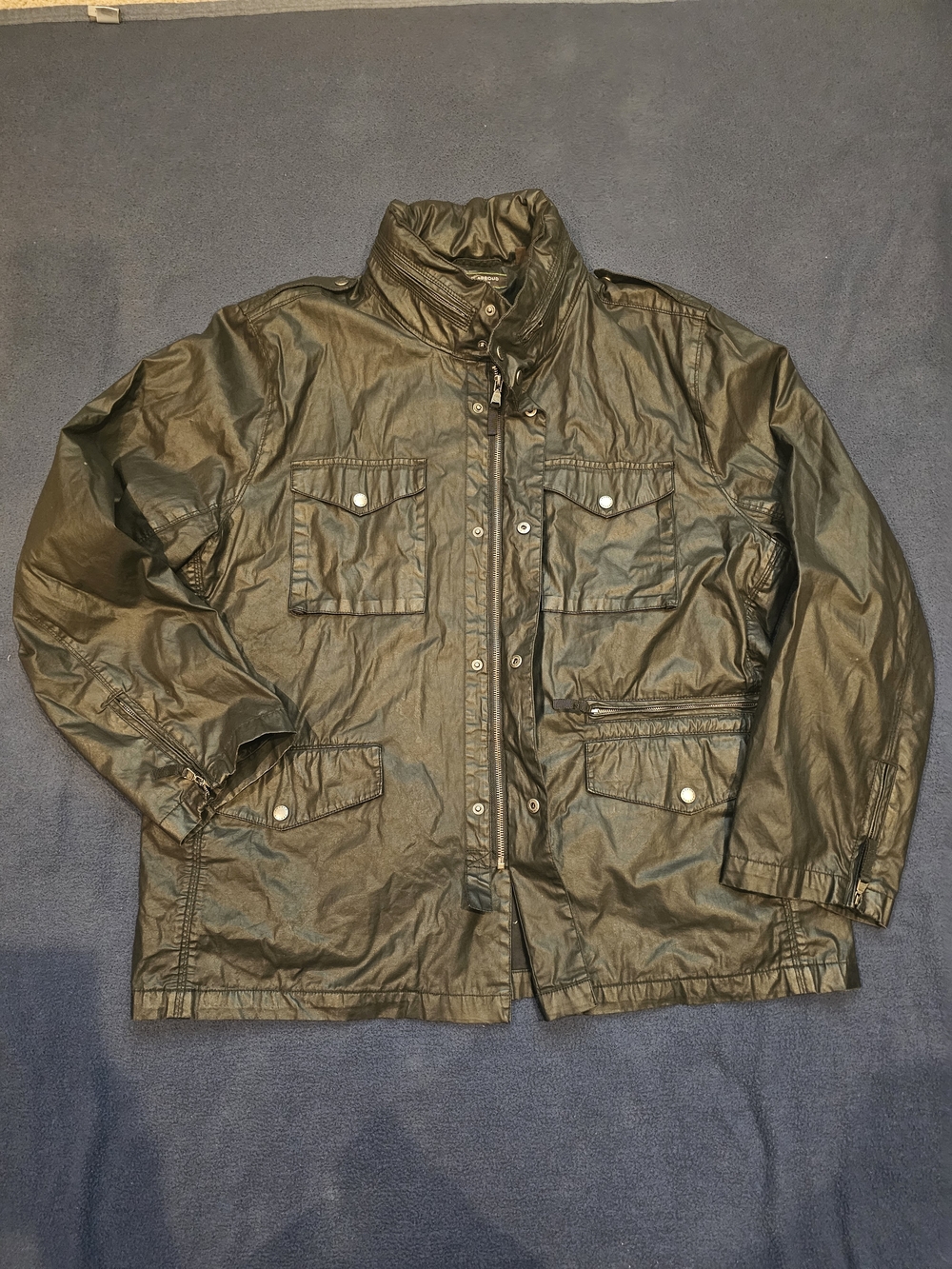 Joseph Abboud Black Classic Field Jacket